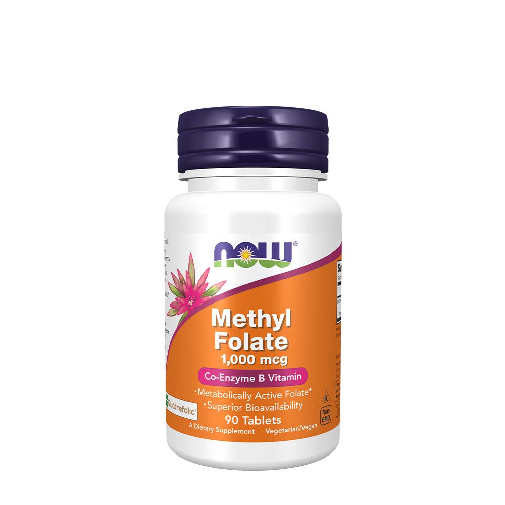 NOW - METIL-FOLÁT 1000 MCG - 90 TABLETTA NOW - METIL-FOLÁT 1000 MCG - 90 TABLETTA
