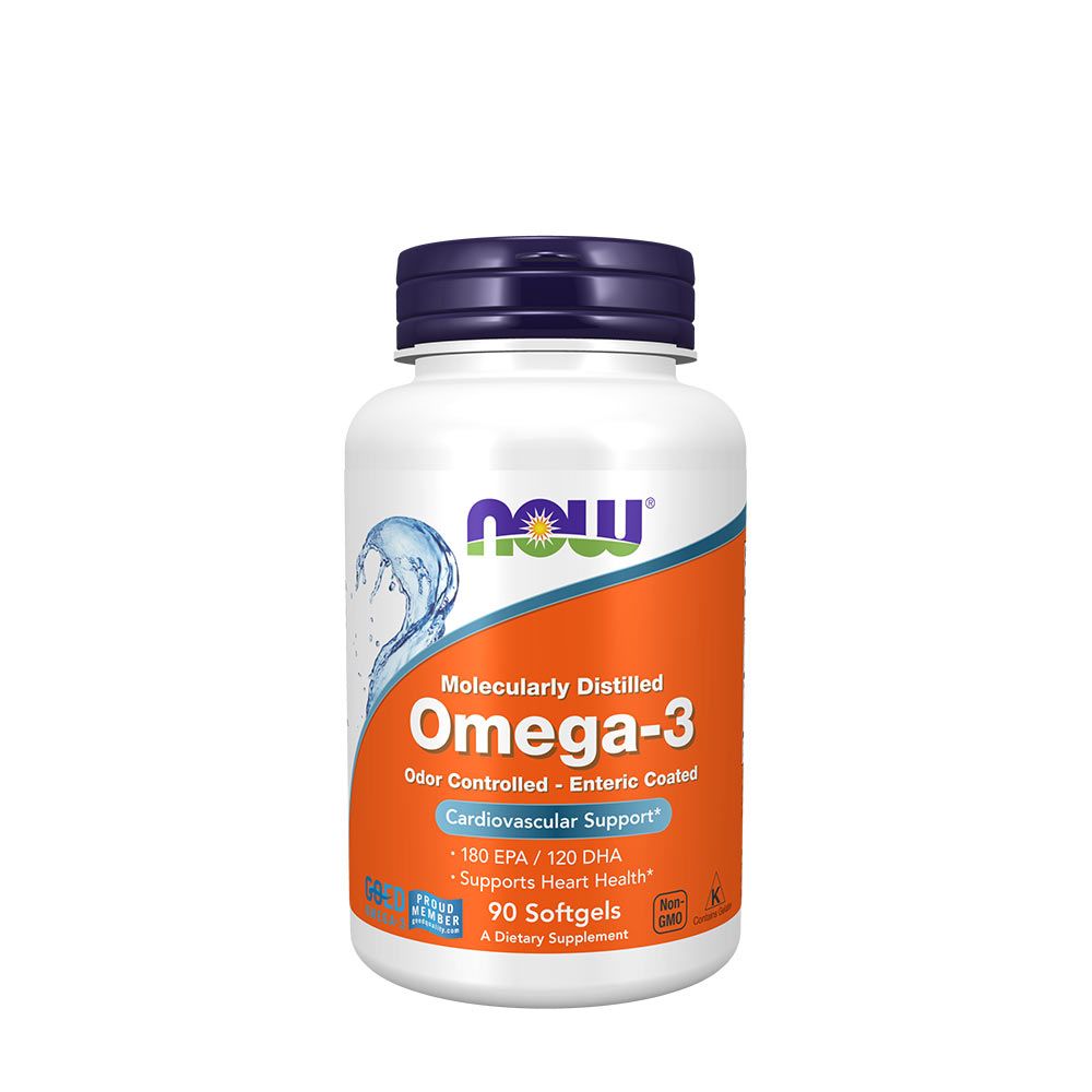 NOW - OMEGA-3 HALOLAJ LÁGYKAPSZULA (ENTERIC COATED) - 90 KAPSZULA NOW - OMEGA-3 HALOLAJ LÁGYKAPSZULA (ENTERIC COATED) - 90 KAPSZULA