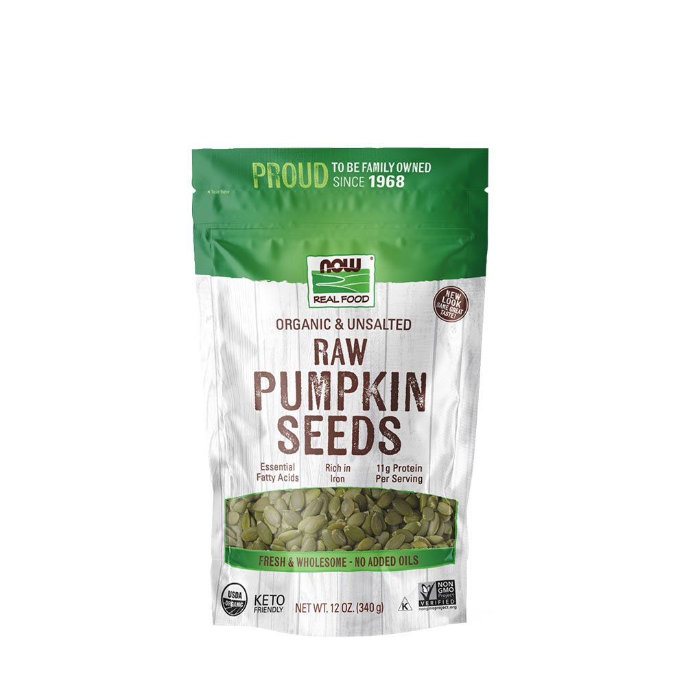 NOW - ORGANIC PUMPKIN SEEDS - 340 G NOW - ORGANIC PUMPKIN SEEDS - 340 G