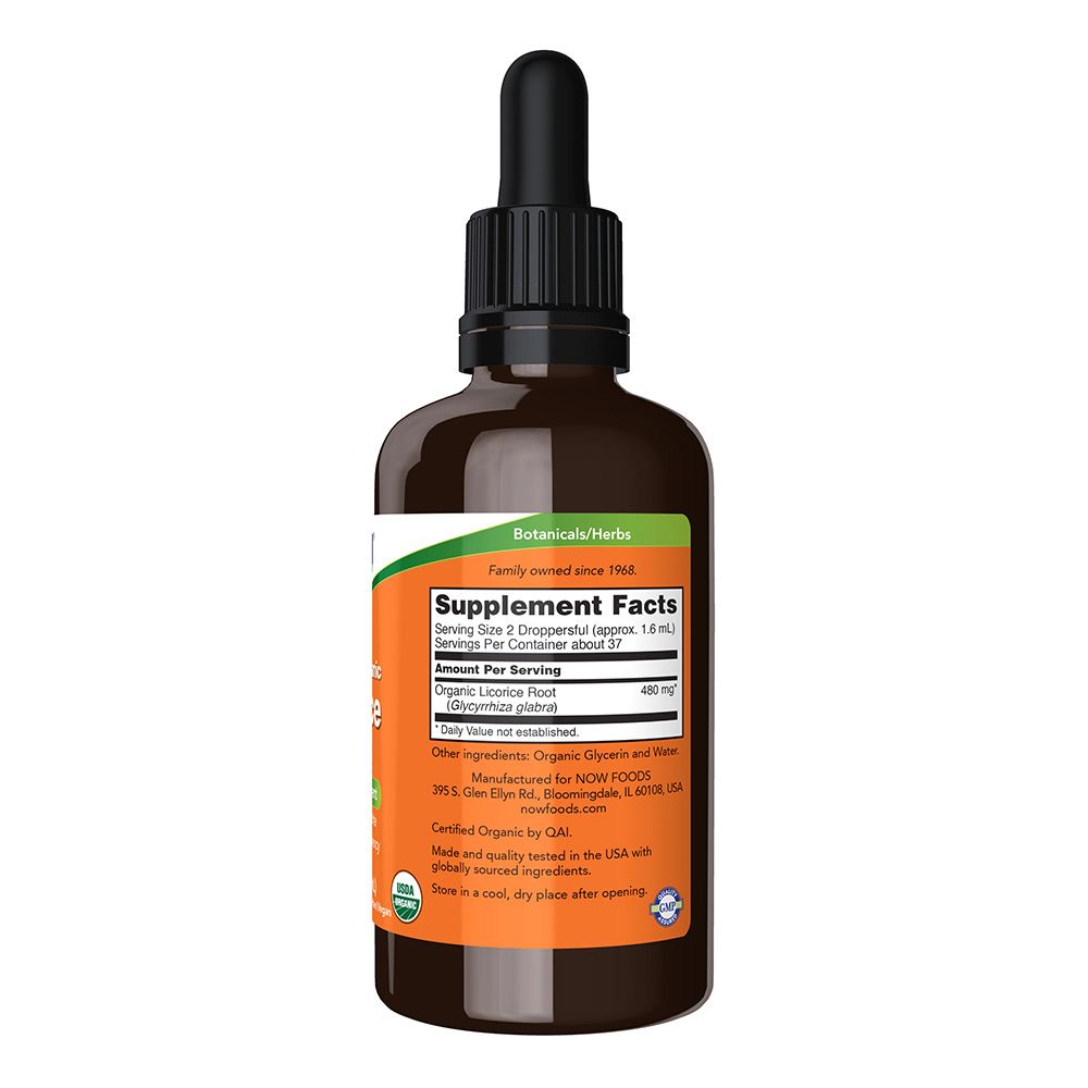 NOW - ORGANIKUS ÉDESGYÖKÉR GLICERIT - 59 ML NOW - ORGANIKUS ÉDESGYÖKÉR GLICERIT - 59 ML