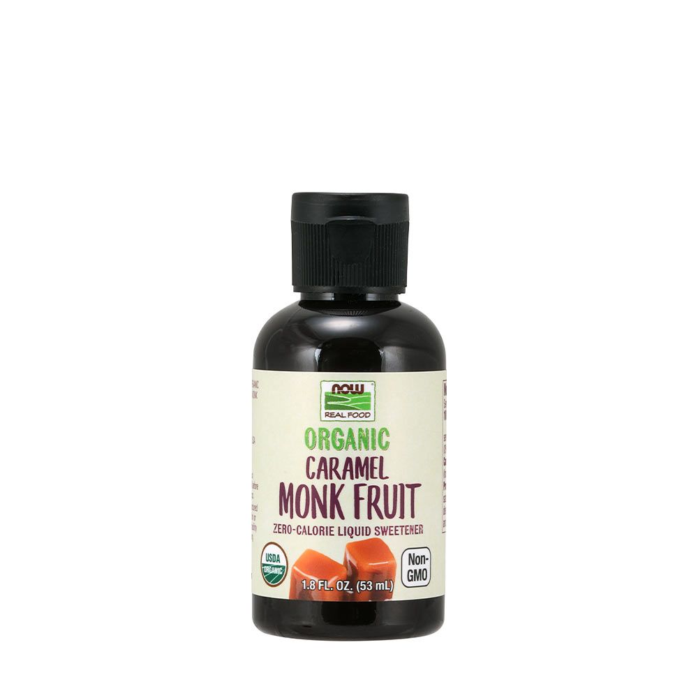NOW - ORGANIKUS MONK FRUIT ÉDESÍTŐSZER - ORGANIC LIQUID MONK FRUIT - KARAMELL - 53 ML NOW - ORGANIKUS MONK FRUIT ÉDESÍTŐSZER - ORGANIC LIQUID MONK FRUIT - KARAMELL - 53 ML