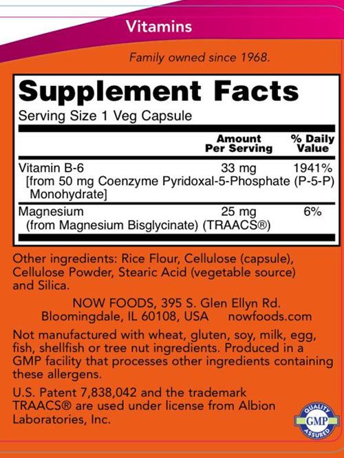NOW - P-5-P 50 MG - 90 KAPSZULA NOW - P-5-P 50 MG - 90 KAPSZULA