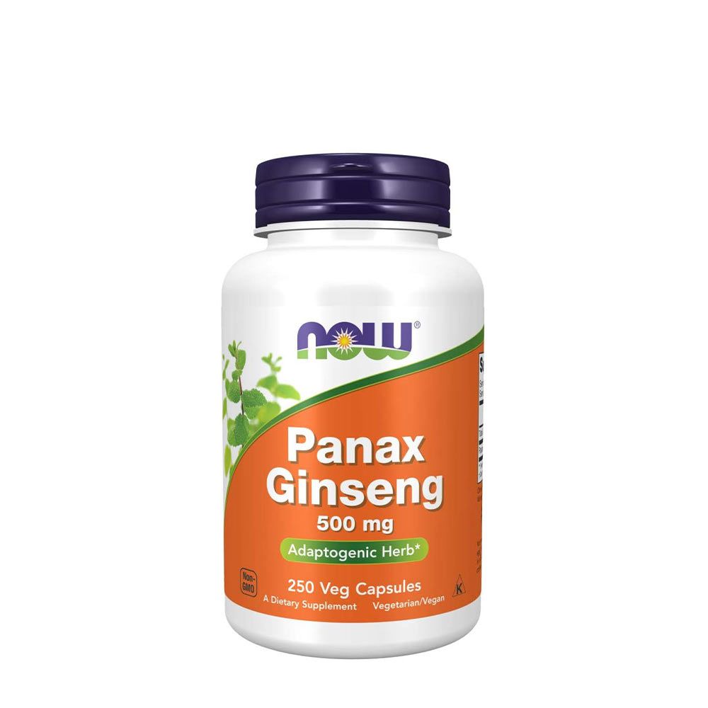 NOW - PANAX GINSENG 500 MG - 250 KAPSZULA NOW - PANAX GINSENG 500 MG - 250 KAPSZULA