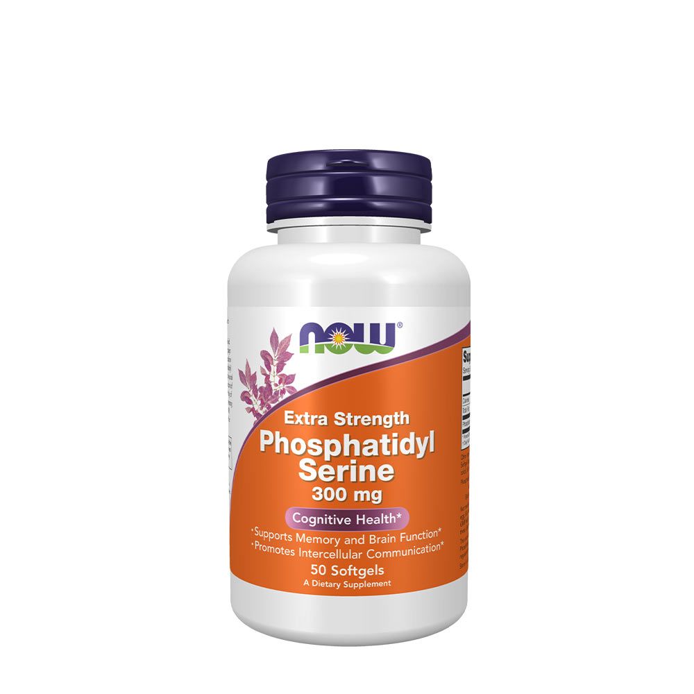 NOW - PHOSPHATIDYL SERINE 300 MG - 50 KAPSZULA NOW - PHOSPHATIDYL SERINE 300 MG - 50 KAPSZULA