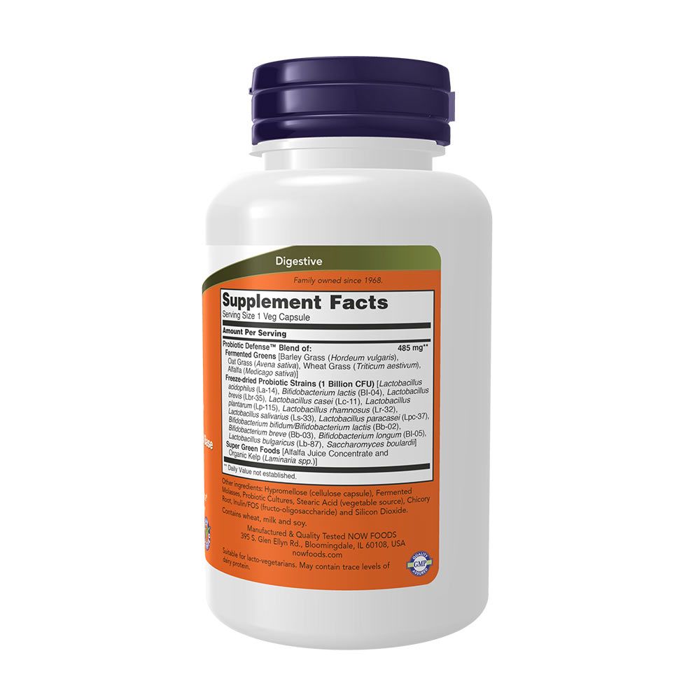 NOW - PROBIOTIC DEFENSE - PROBIOTIKUM - 90 KAPSZULA NOW - PROBIOTIC DEFENSE - PROBIOTIKUM - 90 KAPSZULA