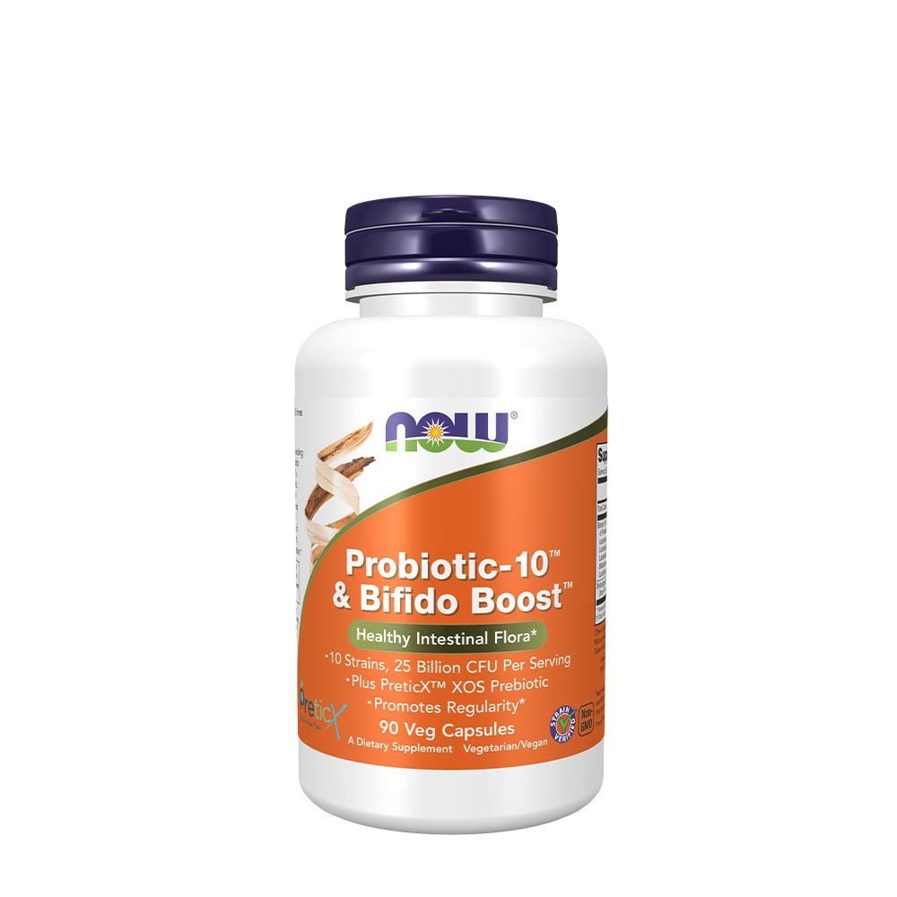 NOW - PROBIOTIKUS KAPSZULA - PROBIOTIC-10 & BIFIDO BOOST - 90 KAPSZULA NOW - PROBIOTIKUS KAPSZULA - PROBIOTIC-10 & BIFIDO BOOST - 90 KAPSZULA