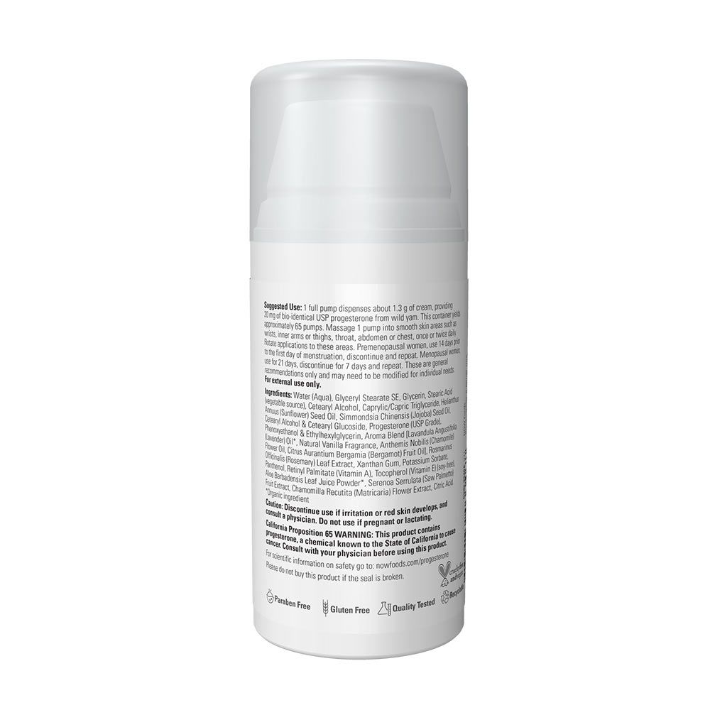NOW - PROGESTERONE (SÁRGATESTHORMON) CREAM - 85 G NOW - PROGESTERONE (SÁRGATESTHORMON) CREAM - 85 G