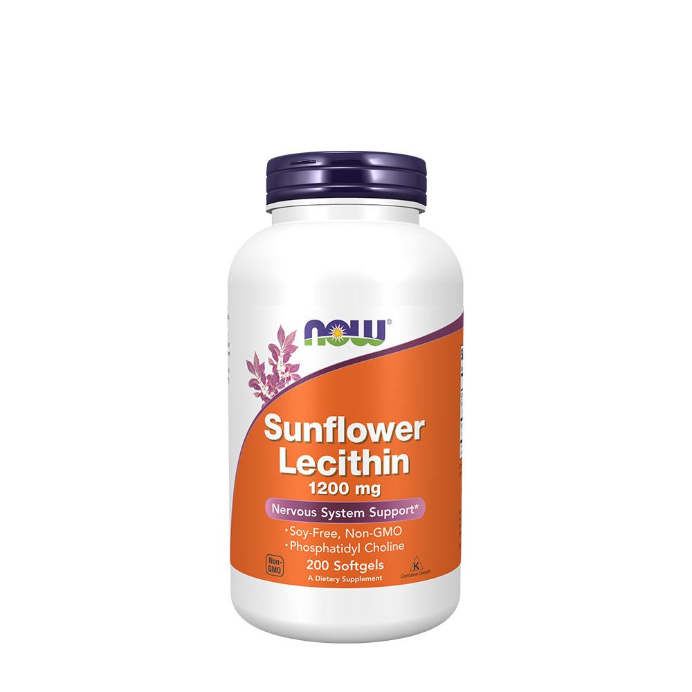 NOW - SUNFLOWER LECITHIN - NAPRAFORGÓMAG 1200 MG KIVONAT - 200 KAPSZULA NOW - SUNFLOWER LECITHIN - NAPRAFORGÓMAG 1200 MG KIVONAT - 200 KAPSZULA