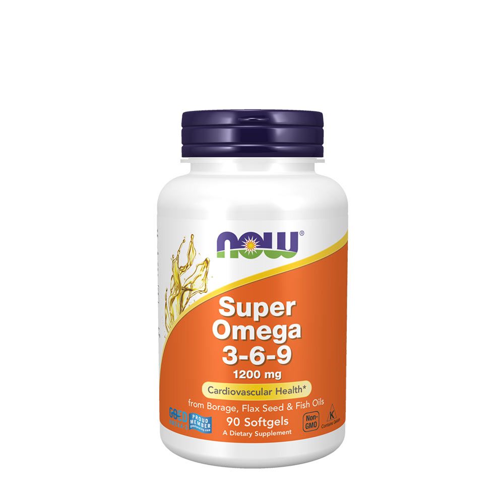 NOW - SUPER OMEGA 3-6-9 1200 MG - 90 KAPSZULA NOW - SUPER OMEGA 3-6-9 1200 MG - 90 KAPSZULA