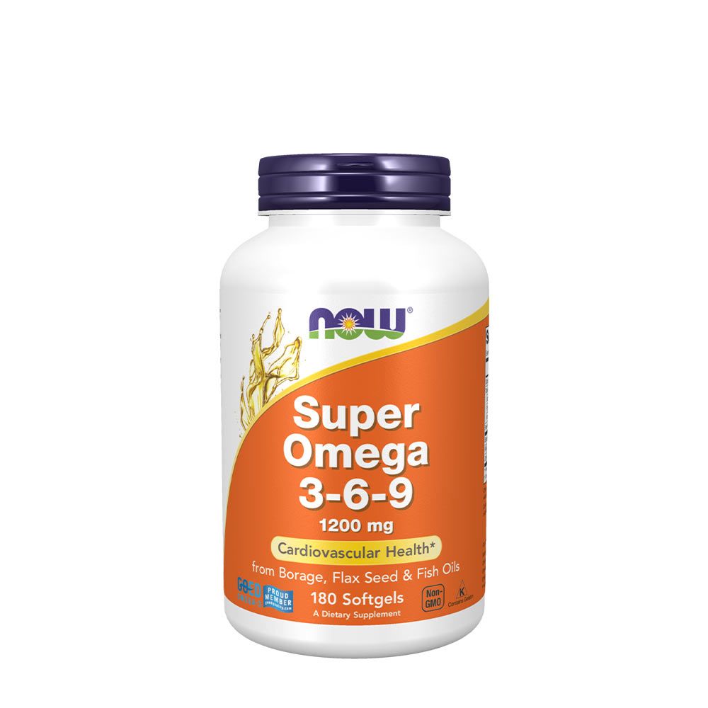 NOW - SUPER OMEGA 3-6-9 1200 MG - 180 KAPSZULA NOW - SUPER OMEGA 3-6-9 1200 MG - 180 KAPSZULA