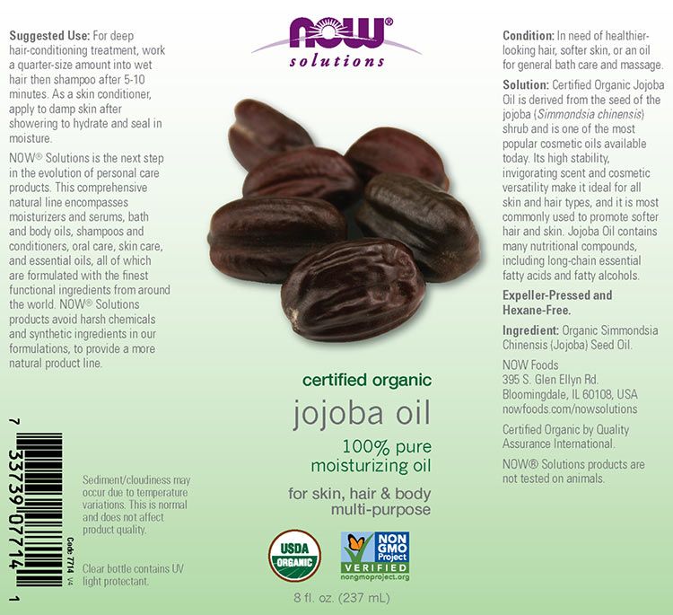 NOW - TERMÉSZETES JOJOBA OLAJ - 237 ML NOW - TERMÉSZETES JOJOBA OLAJ - 237 ML