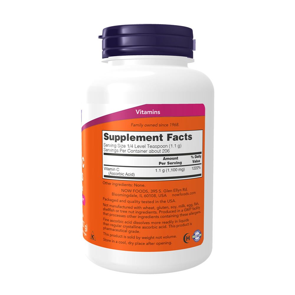 NOW - TISZTA C-VITAMIN POR (ASZKORBINSAV) - 227 G NOW - TISZTA C-VITAMIN POR (ASZKORBINSAV) - 227 G