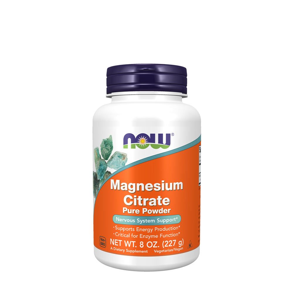NOW - TISZTA MAGNÉZIUM-CITRÁT POR - 227 G NOW - TISZTA MAGNÉZIUM-CITRÁT POR - 227 G