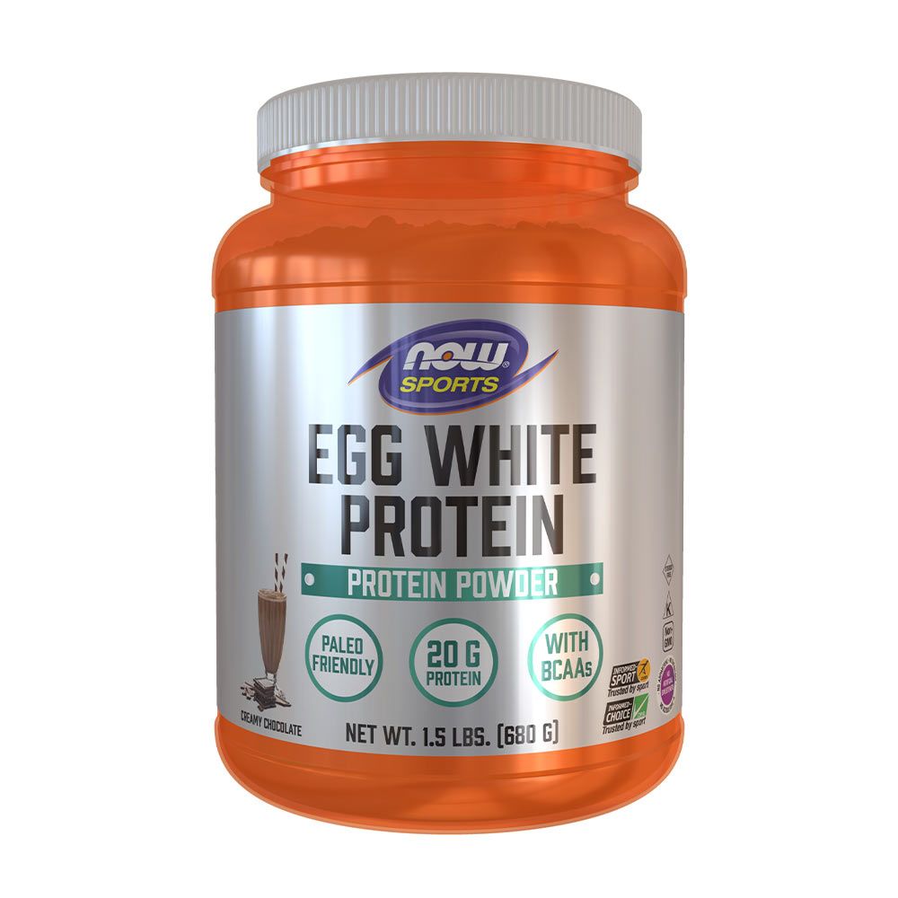 NOW - TOJÁSFEHÉRJE POR - EGG WHITE PROTEIN - KRÉMES CSOKOLÁDÉ - 680 G NOW - TOJÁSFEHÉRJE POR - EGG WHITE PROTEIN - KRÉMES CSOKOLÁDÉ - 680 G