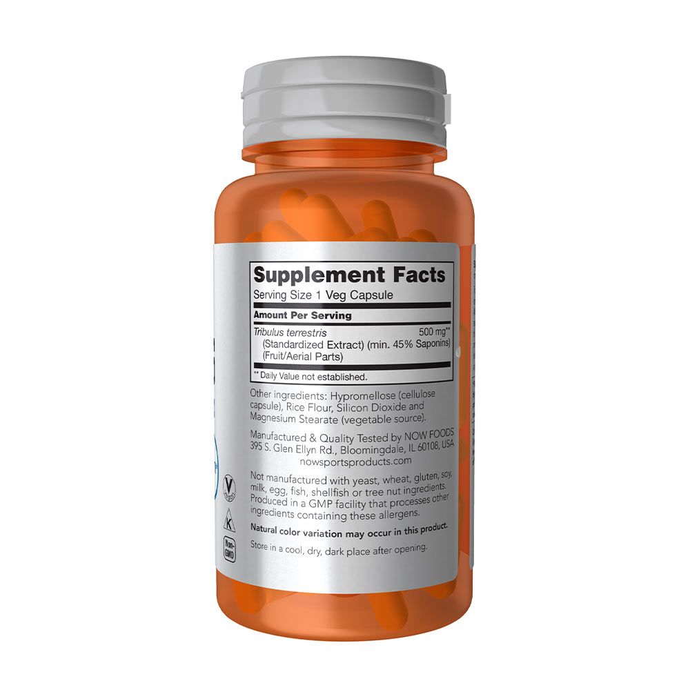 NOW - TRIBULUS 500 MG - FÉRFI POTENCIANÖVELŐ - 100 KAPSZULA NOW - TRIBULUS 500 MG - FÉRFI POTENCIANÖVELŐ - 100 KAPSZULA