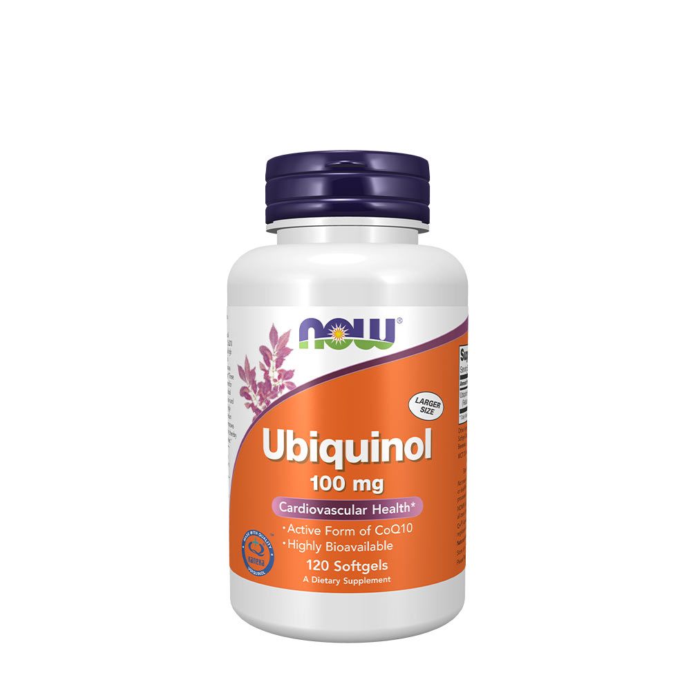 NOW - UBIQUINOL 100 MG - SZABADGYÖK SEMLEGESÍTŐ - 120 KAPSZULA NOW - UBIQUINOL 100 MG - SZABADGYÖK SEMLEGESÍTŐ - 120 KAPSZULA
