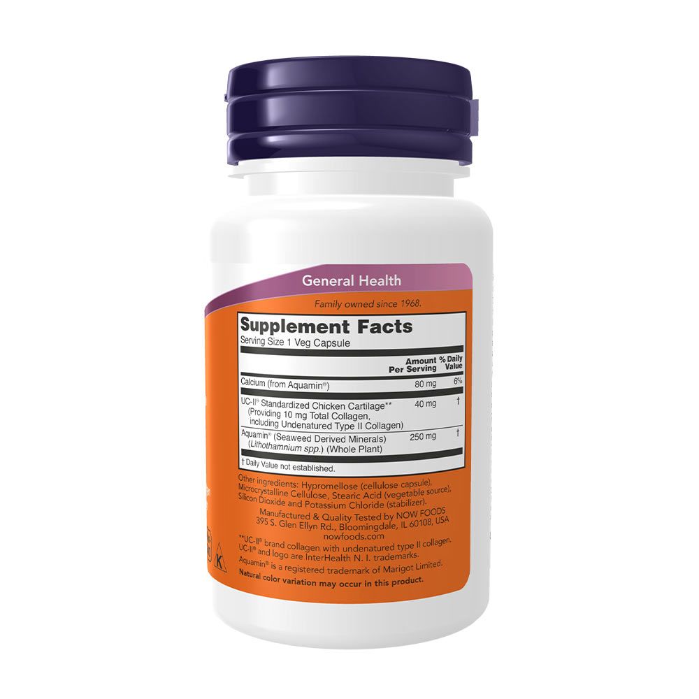 NOW - UC-II COLLAGEN - II. TÍPUSÚ KOLLAGÉNES ÍZÜLETERŐSÍTŐ 40 MG - 60 KAPSZULA NOW - UC-II COLLAGEN - II. TÍPUSÚ KOLLAGÉNES ÍZÜLETERŐSÍTŐ 40 MG - 60 KAPSZULA