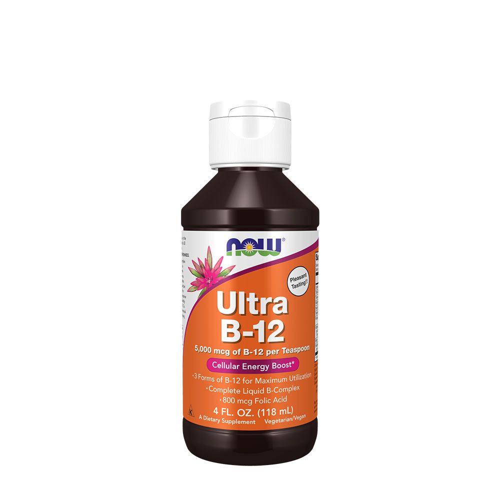 NOW - ULTRA B-12 LIQUID - FOLYÉKONY B-12 VITAMIN - 118 ML NOW - ULTRA B-12 LIQUID - FOLYÉKONY B-12 VITAMIN - 118 ML