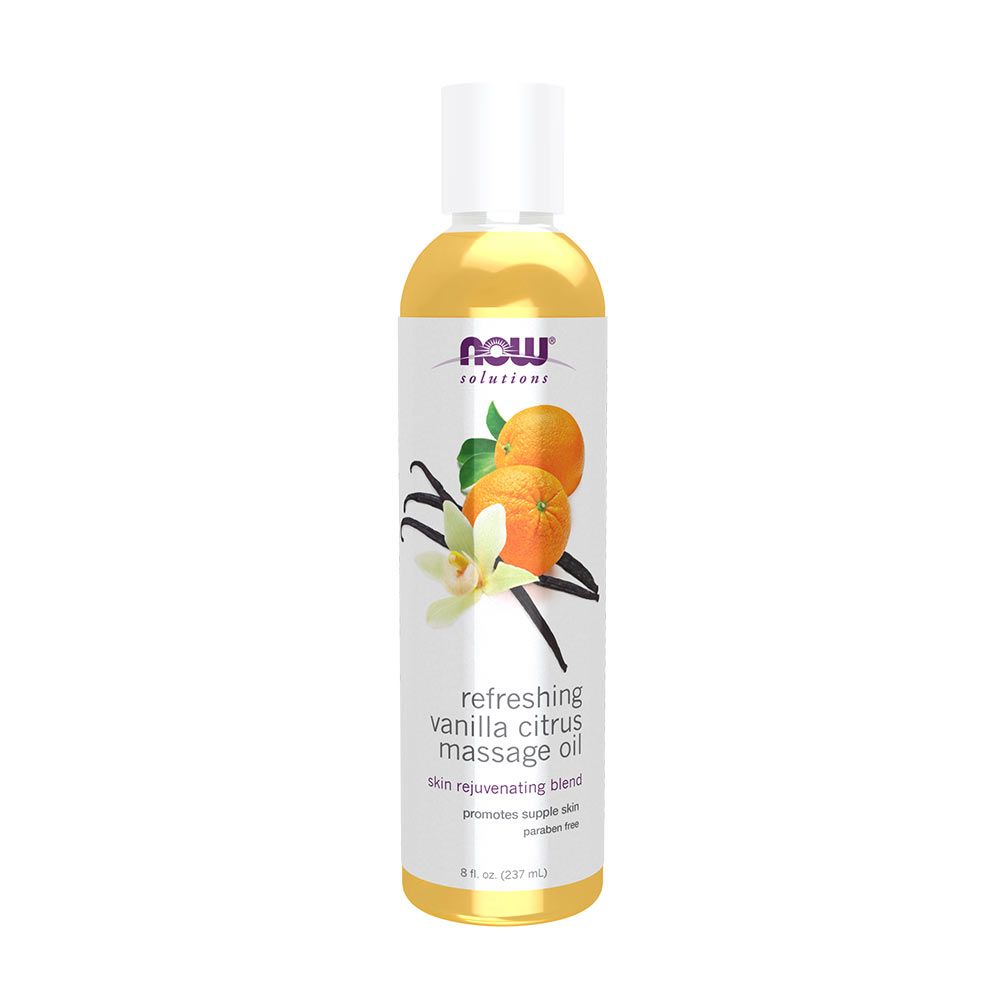 NOW - VANILLA CITRUS MASSZÁZSOLAJ E-VITAMINNAL - 237 ML NOW - VANILLA CITRUS MASSZÁZSOLAJ E-VITAMINNAL - 237 ML