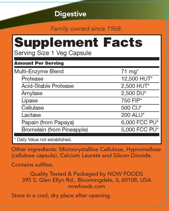 NOW - VEGÁN NÖVÉNYI ENZIMEK - PLANT ENZYMES - 120 KAPSZULA NOW - VEGÁN NÖVÉNYI ENZIMEK - PLANT ENZYMES - 120 KAPSZULA