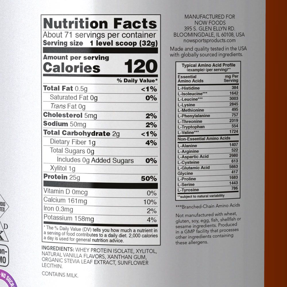 NOW - WHEY PROTEIN ISOLATE -TEJSAVÓFEHÉRJE IZOLÁTUM - KRÉMES VANÍLIA - 2268 G NOW - WHEY PROTEIN ISOLATE -TEJSAVÓFEHÉRJE IZOLÁTUM - KRÉMES VANÍLIA - 2268 G