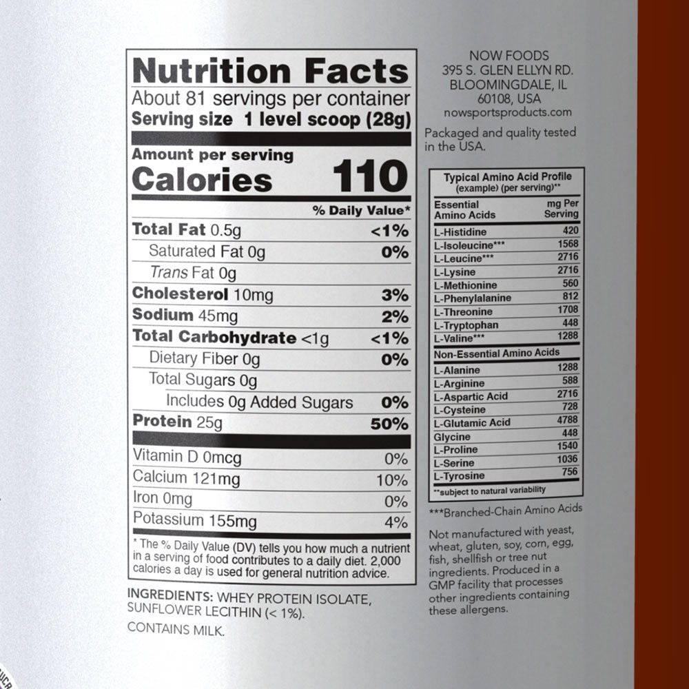 NOW - WHEY PROTEIN ISOLATE -TEJSAVÓFEHÉRJE IZOLÁTUM - ÍZESÍTETLEN - 2268 G NOW - WHEY PROTEIN ISOLATE -TEJSAVÓFEHÉRJE IZOLÁTUM - ÍZESÍTETLEN - 2268 G