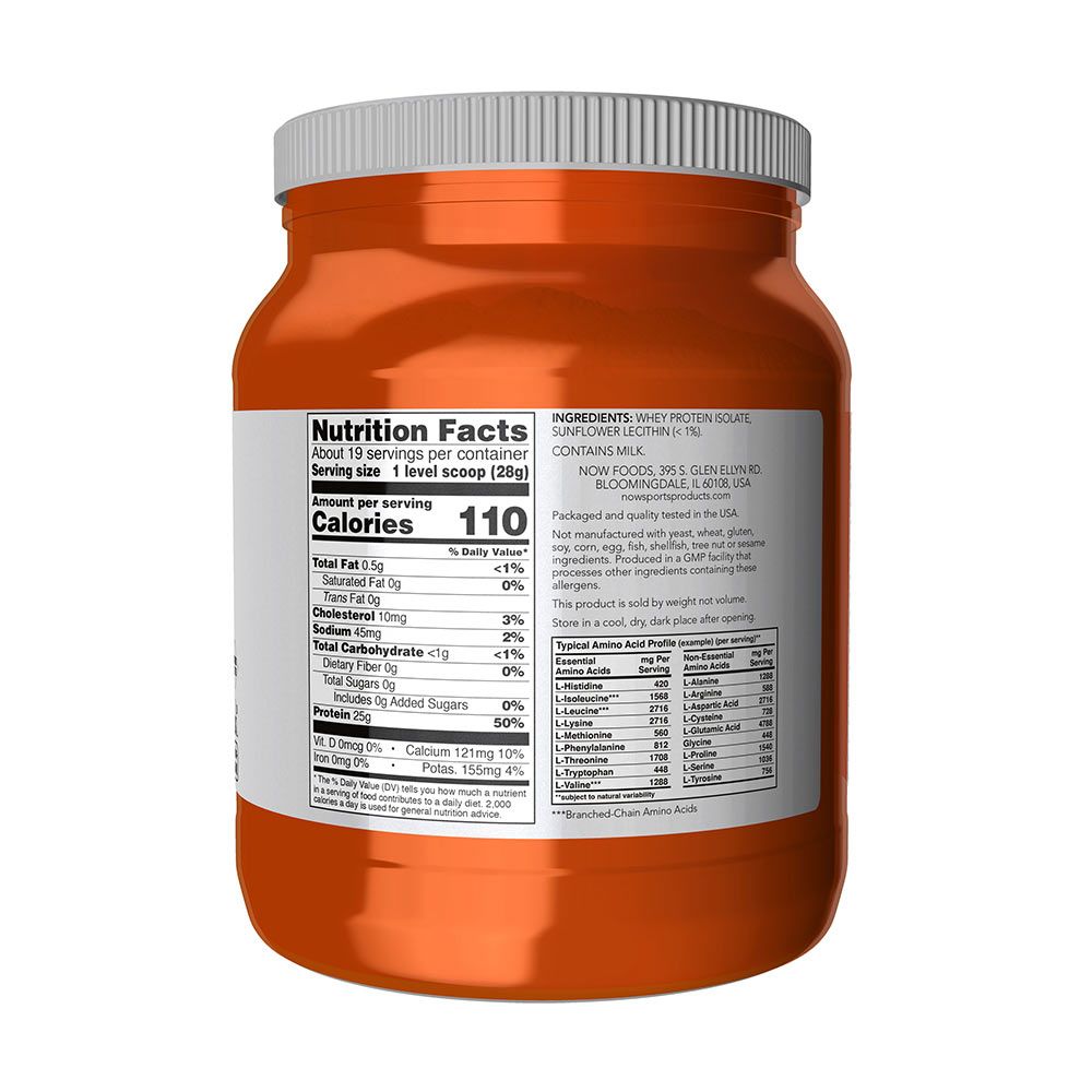 NOW - WHEY PROTEIN ISOLATE -TEJSAVÓFEHÉRJE IZOLÁTUM - ÍZESÍTETLEN - 544 G NOW - WHEY PROTEIN ISOLATE -TEJSAVÓFEHÉRJE IZOLÁTUM - ÍZESÍTETLEN - 544 G