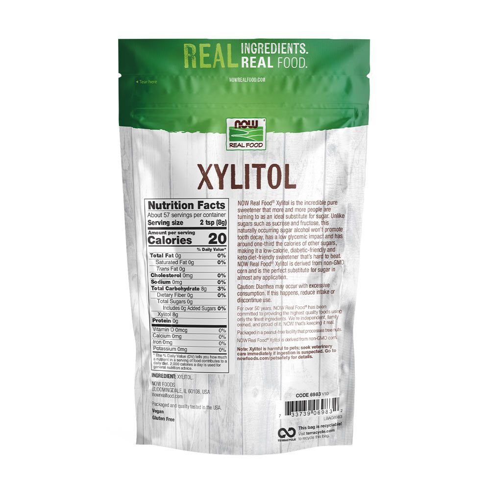 NOW - XYLITOL ÉDESÍTŐSZER - 454 G