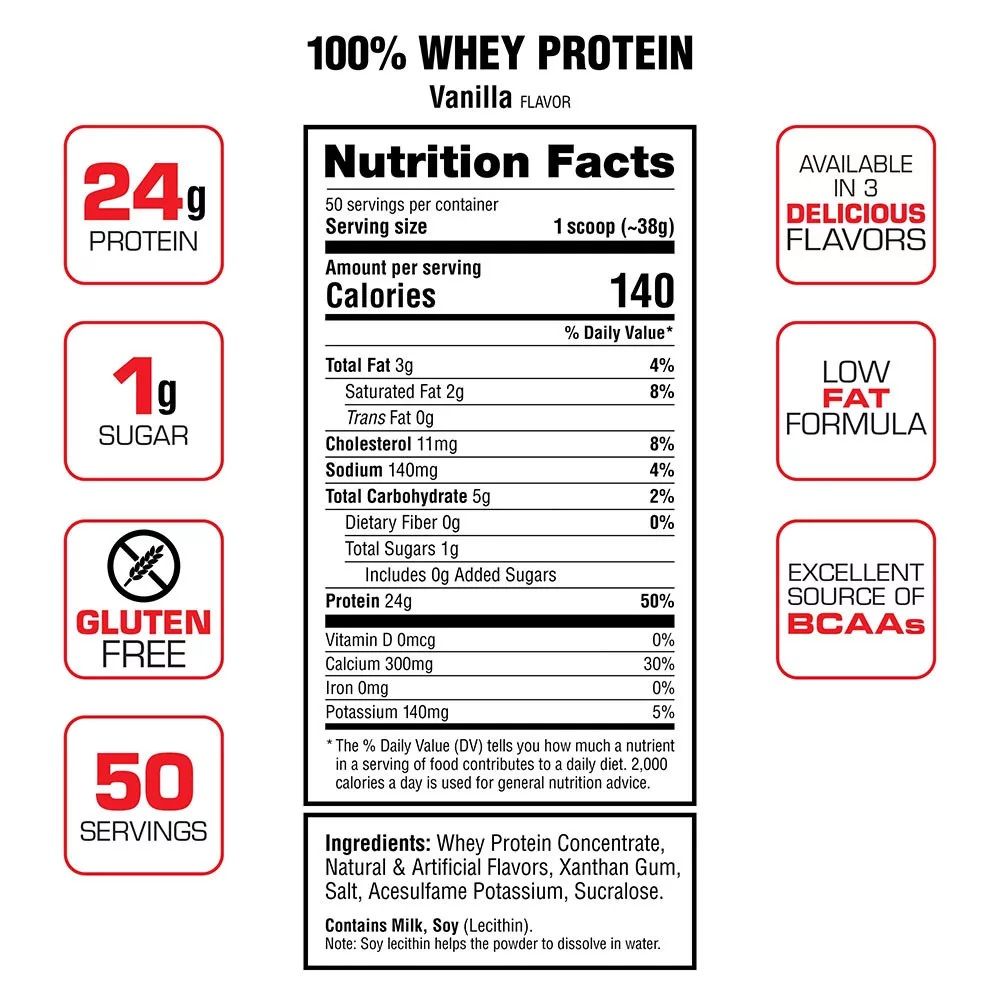 LABRADA - 100% WHEY PROTEIN POWDER - TEJSAVÓ FEHÉRJE - 1875 G LABRADA - 100% WHEY PROTEIN POWDER - TEJSAVÓ FEHÉRJE - 1875 G