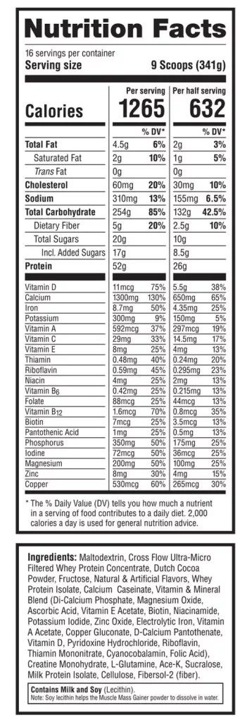 LABRADA - MUSCLE MASS GAINER - TÖMEGNÖVELŐ FEHÉRJE KREATINNAL - 5443 G LABRADA - MUSCLE MASS GAINER - TÖMEGNÖVELŐ FEHÉRJE KREATINNAL - 5443 G