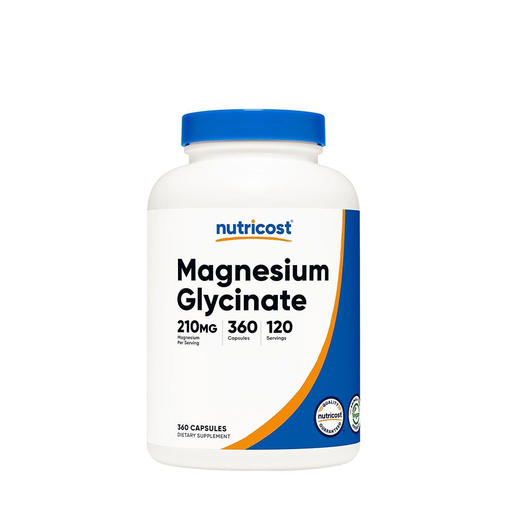 NUTRICOST - MAGNESIUM GLYCINATE 210 MG - 360 KAPSZULA NUTRICOST - MAGNESIUM GLYCINATE 210 MG - 360 KAPSZULA