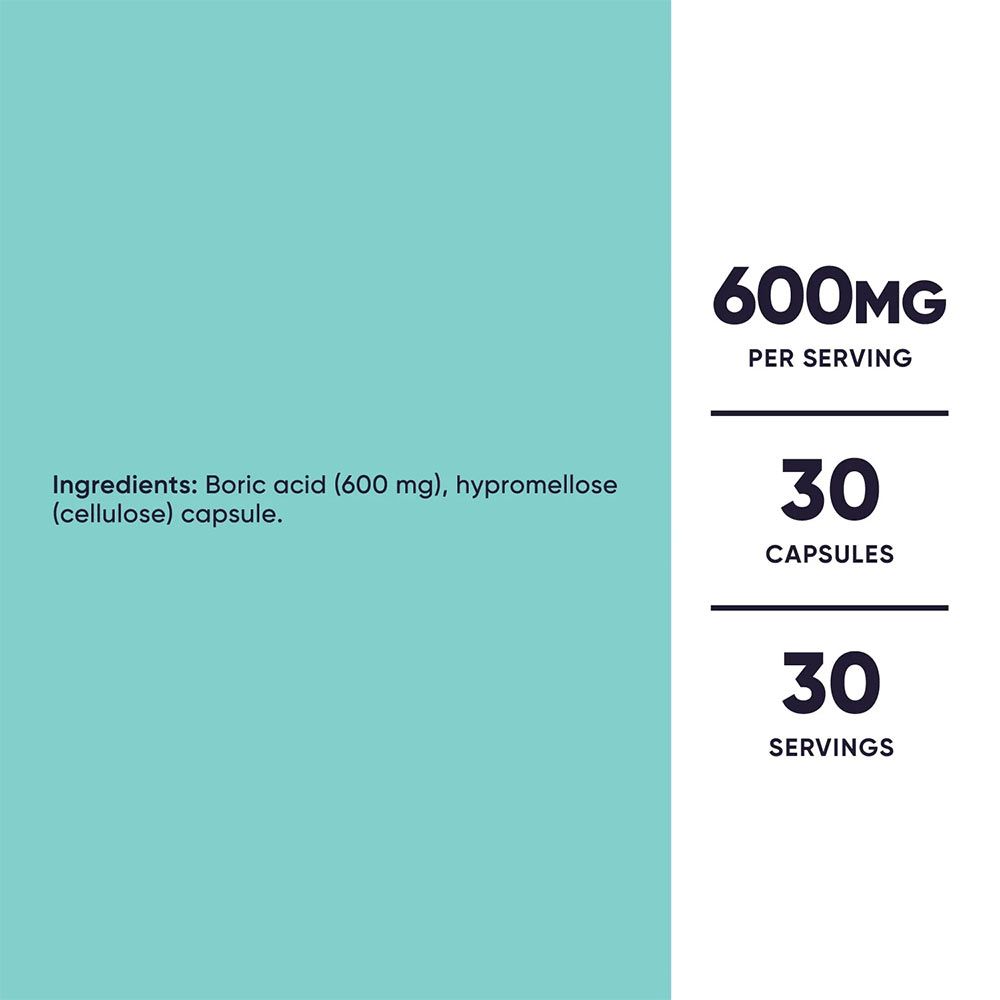 NUTRICOST - BORIC ACID CAPSULES - BÓRSAV HÜVELYKÚP - 30 KAPSZULA NUTRICOST - BORIC ACID CAPSULES - BÓRSAV HÜVELYKÚP - 30 KAPSZULA