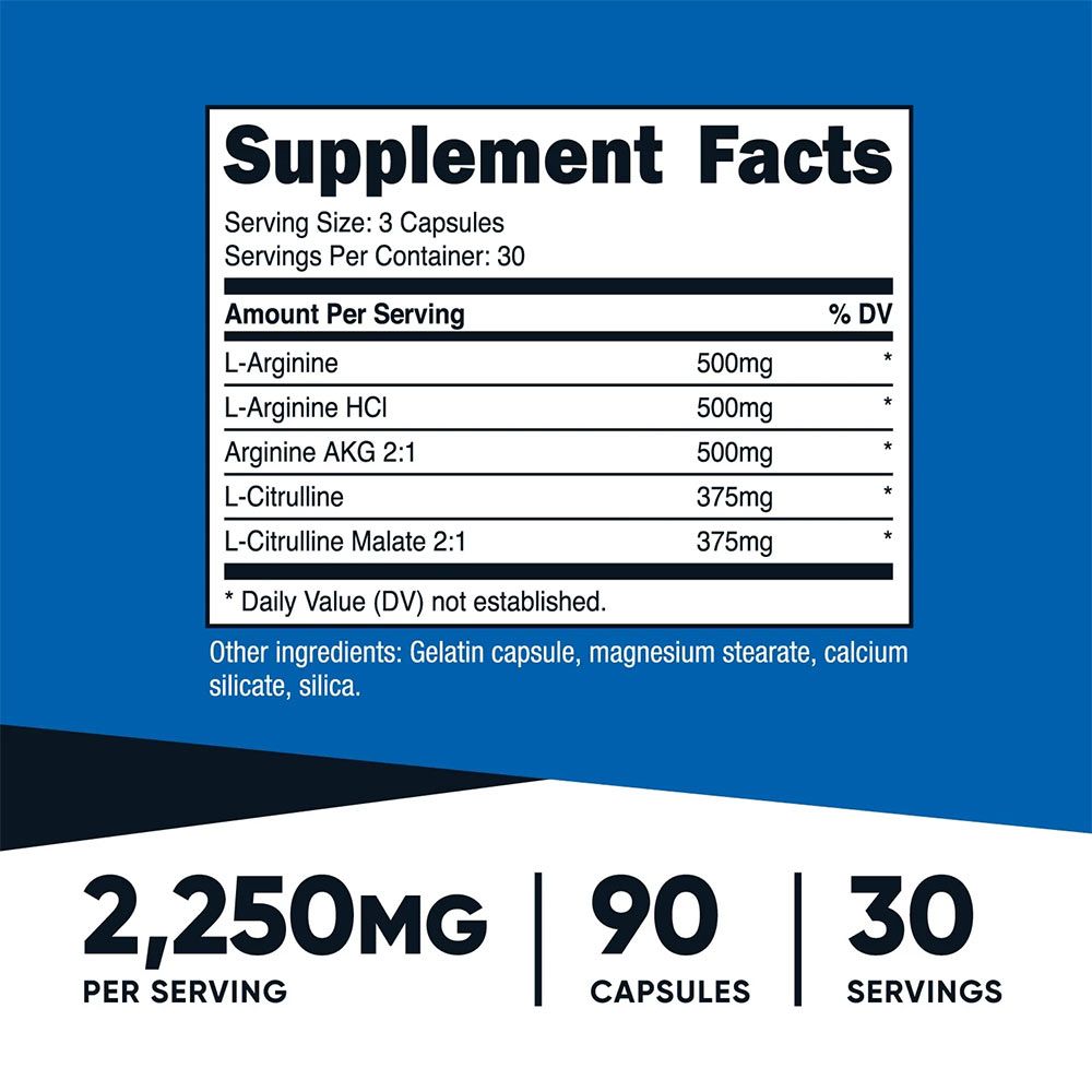 NUTRICOST - NITRIC OXIDE BOOSTER 750 MG - 90 KAPSZULA NUTRICOST - NITRIC OXIDE BOOSTER 750 MG - 90 KAPSZULA