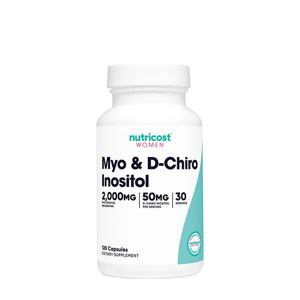 NUTRICOST - MYO & D-CHIRO INOSITOL FOR WOMEN - 120 KAPSZULA NUTRICOST - MYO & D-CHIRO INOSITOL FOR WOMEN - 120 KAPSZULA