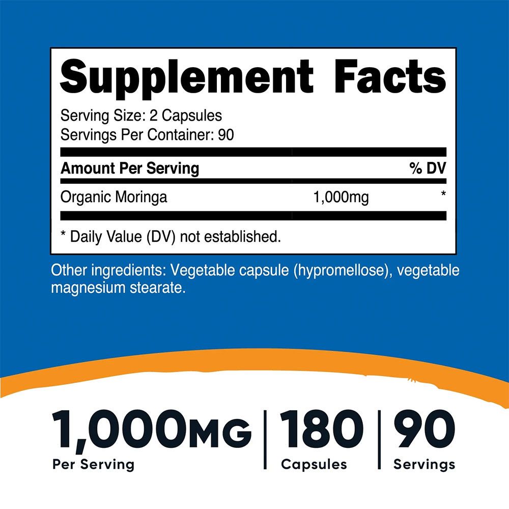 NUTRICOST - MORINGA - 180 KAPSZULA NUTRICOST - MORINGA - 180 KAPSZULA