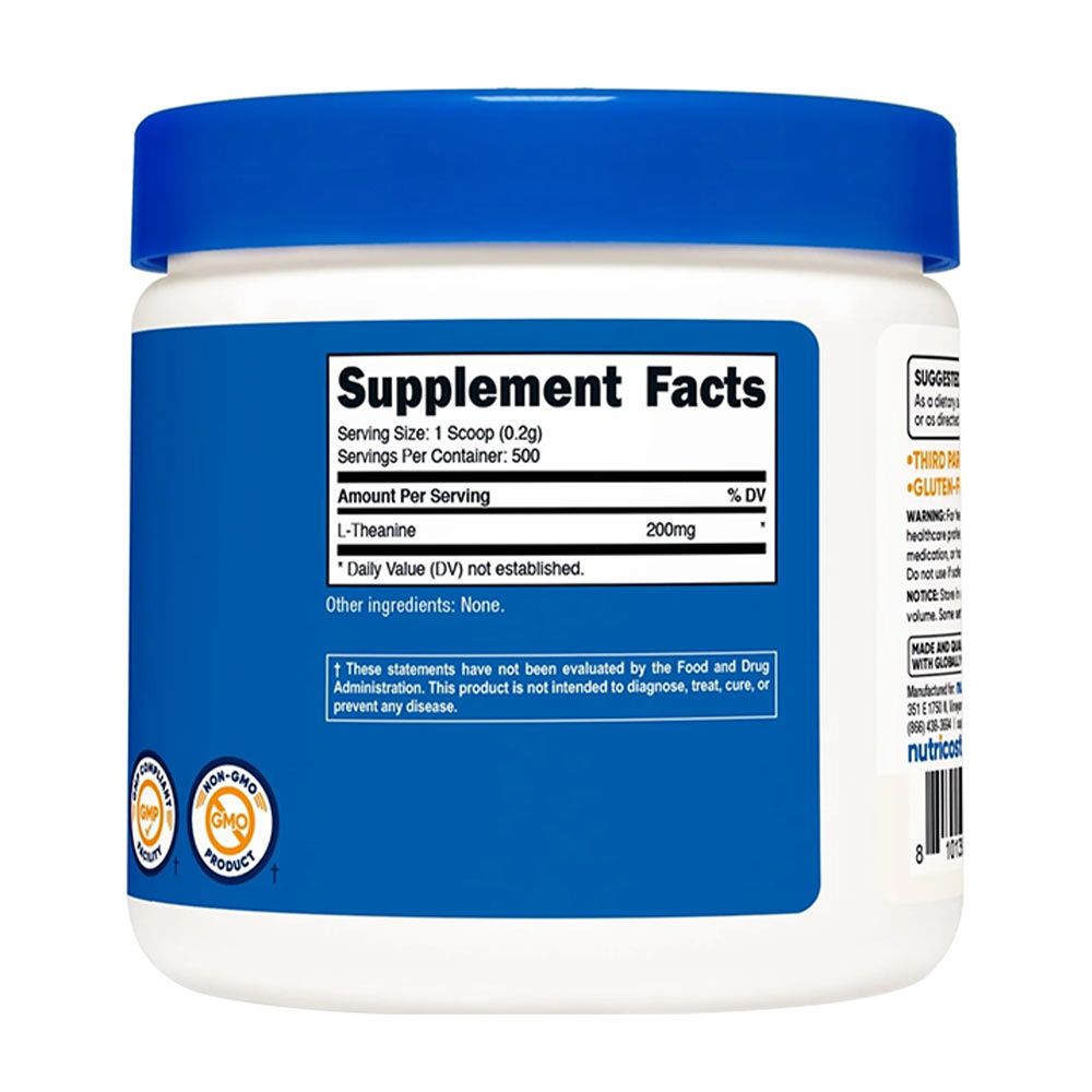 NUTRICOST - L-THEANINE POR - 100 G NUTRICOST - L-THEANINE POR - 100 G