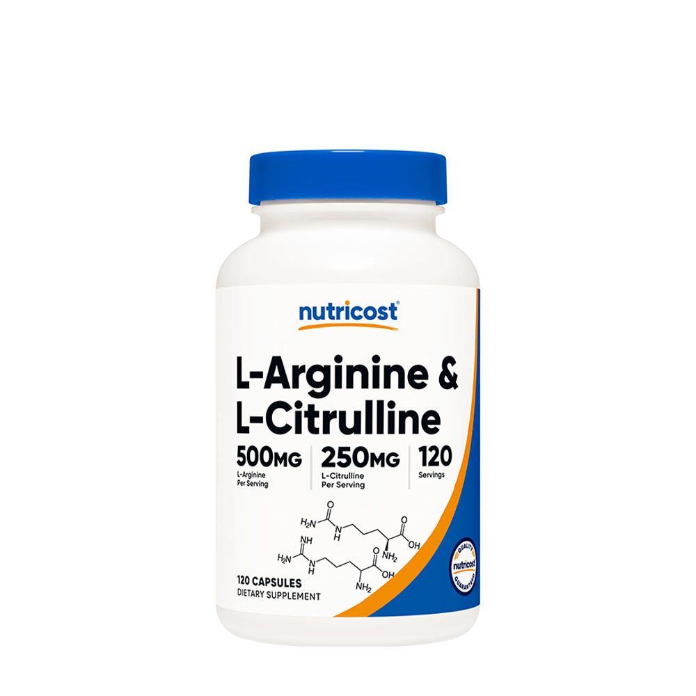 NUTRICOST - L-ARGININE L-CITRULLINE COMPLEX - 120 KAPSZULA NUTRICOST - L-ARGININE L-CITRULLINE COMPLEX - 120 KAPSZULA
