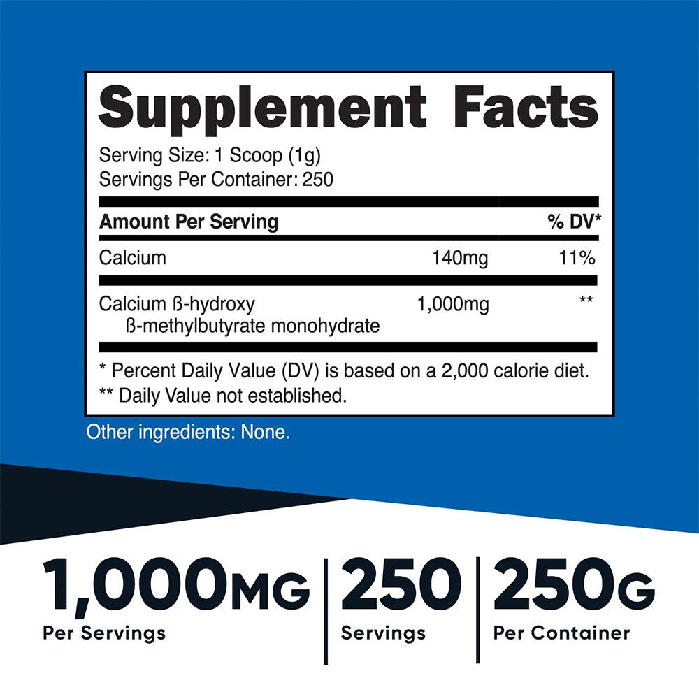NUTRICOST - HMB POWDER - 250 G NUTRICOST - HMB POWDER - 250 G
