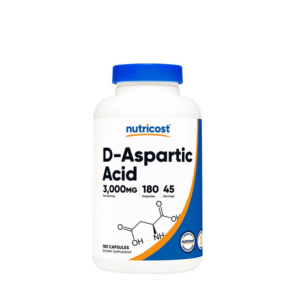 NUTRICOST - D-ASPARTIC ACID - D-ASZPARGINSAV - 180 KAPSZULA NUTRICOST - D-ASPARTIC ACID - D-ASZPARGINSAV - 180 KAPSZULA