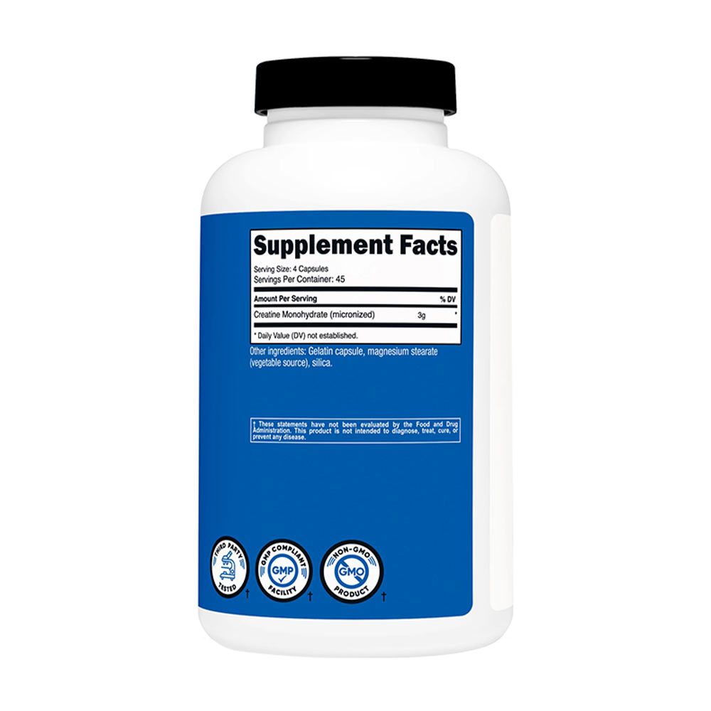 NUTRICOST - CREATINE MONOHYDRATE - KREATIN-MONOHIDRÁT - 180 KAPSZULA NUTRICOST - CREATINE MONOHYDRATE - KREATIN-MONOHIDRÁT - 180 KAPSZULA