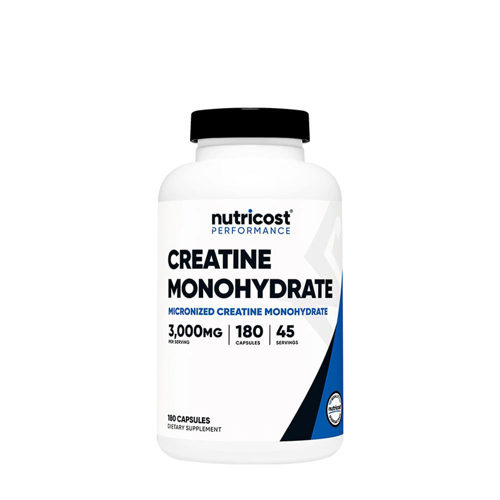 NUTRICOST - CREATINE MONOHYDRATE - KREATIN-MONOHIDRÁT - 180 KAPSZULA NUTRICOST - CREATINE MONOHYDRATE - KREATIN-MONOHIDRÁT - 180 KAPSZULA