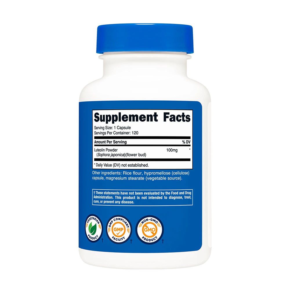 NUTRICOST - LUTEOLIN 100 MG - 120 KAPSZULA NUTRICOST - LUTEOLIN 100 MG - 120 KAPSZULA