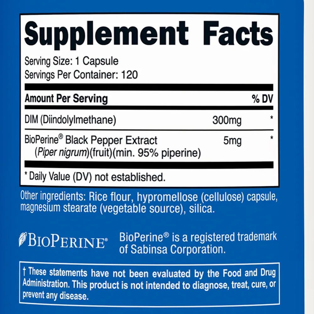NUTRICOST - DIM 300 MG - 120 KAPSZULA NUTRICOST - DIM 300 MG - 120 KAPSZULA