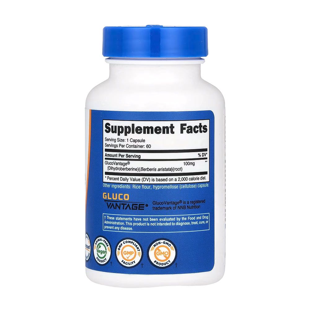NUTRICOST - DIHYDROBERBERINE 100 MG - 60 KAPSZULA NUTRICOST - DIHYDROBERBERINE 100 MG - 60 KAPSZULA