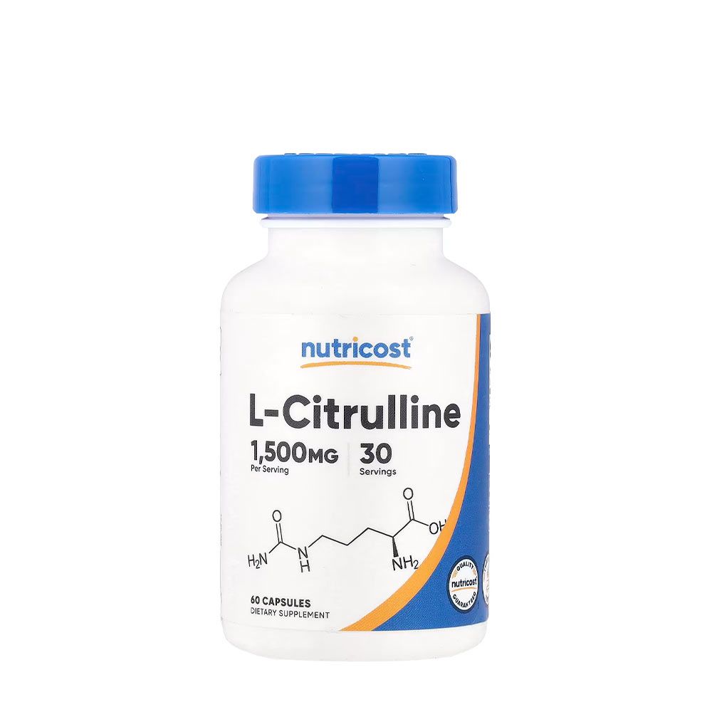 NUTRICOST - L-CITRULLINE 1500 MG - 60 KAPSZULA NUTRICOST - L-CITRULLINE 1500 MG - 60 KAPSZULA