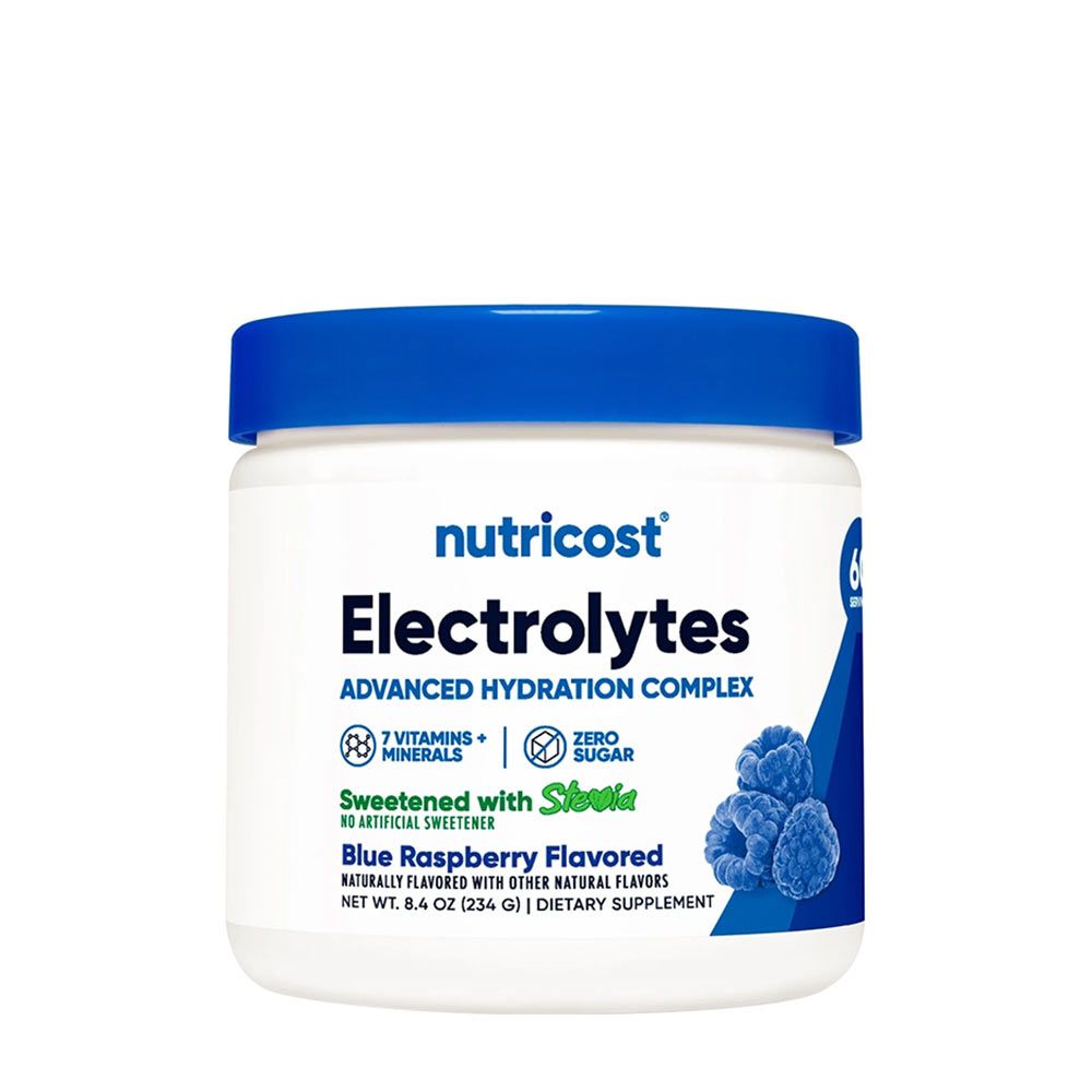 NUTRICOST - ELECTROLYTES COMPLEX - KÉKMÁLNA ÍZŰ - 234 G NUTRICOST - ELECTROLYTES COMPLEX - KÉKMÁLNA ÍZŰ - 234 G