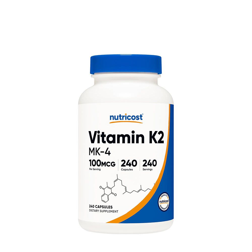 NUTRICOST - VITAMIN K2 (MK4) - 240 KAPSZULA NUTRICOST - VITAMIN K2 (MK4) - 240 KAPSZULA