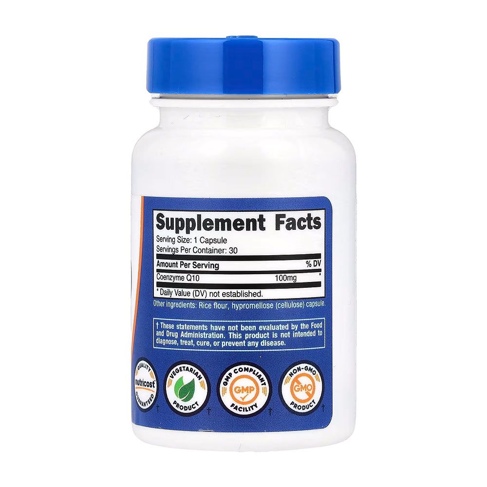NUTRICOST - COQ10 100 MG - 30 KAPSZULA NUTRICOST - COQ10 100 MG - 30 KAPSZULA