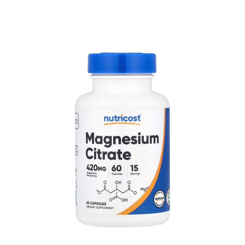 NUTRICOST - MAGNESIUM CITRATE 420 MG - 60 KAPSZULA NUTRICOST - MAGNESIUM CITRATE 420 MG - 60 KAPSZULA