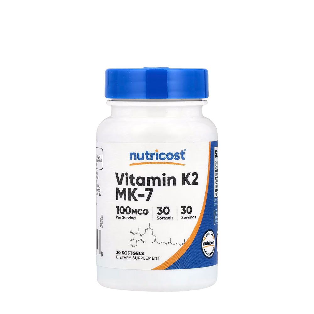 NUTRICOST - VITAMIN K2 MK-7 - 30 KAPSZULA NUTRICOST - VITAMIN K2 MK-7 - 30 KAPSZULA
